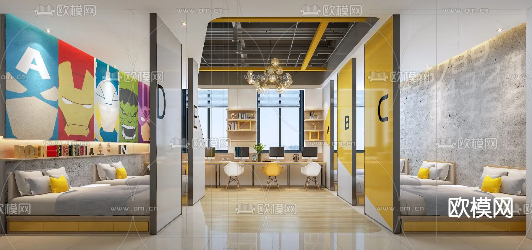 3D SCENES – APARTMENT – VRAY / CORONA – 3D MODEL – 179