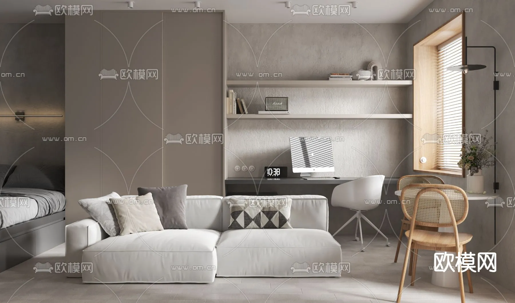 3D SCENES – APARTMENT – VRAY / CORONA – 3D MODEL – 203