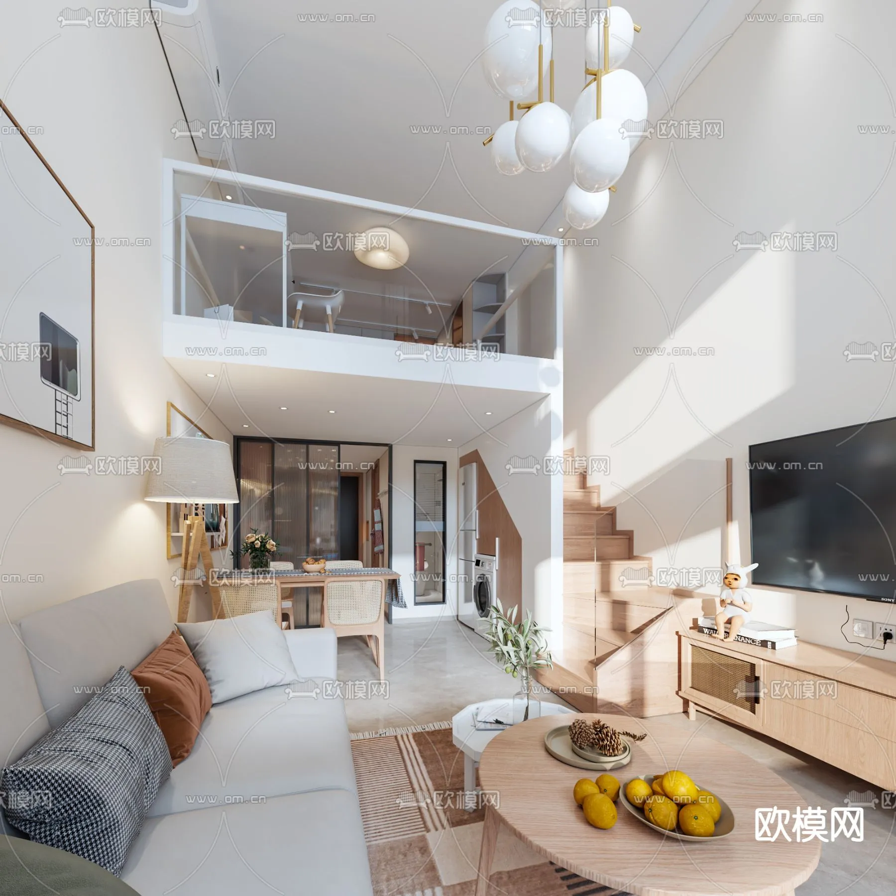 3D SCENES – APARTMENT – VRAY / CORONA – 3D MODEL – 205