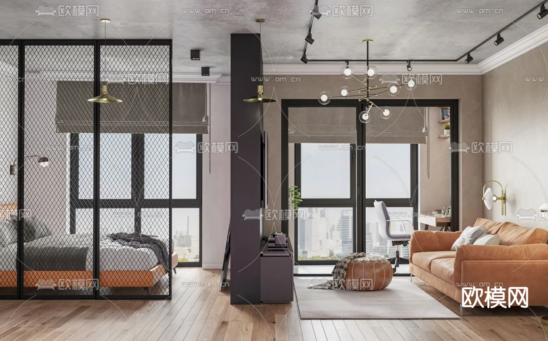 3D SCENES – APARTMENT – VRAY / CORONA – 3D MODEL – 207