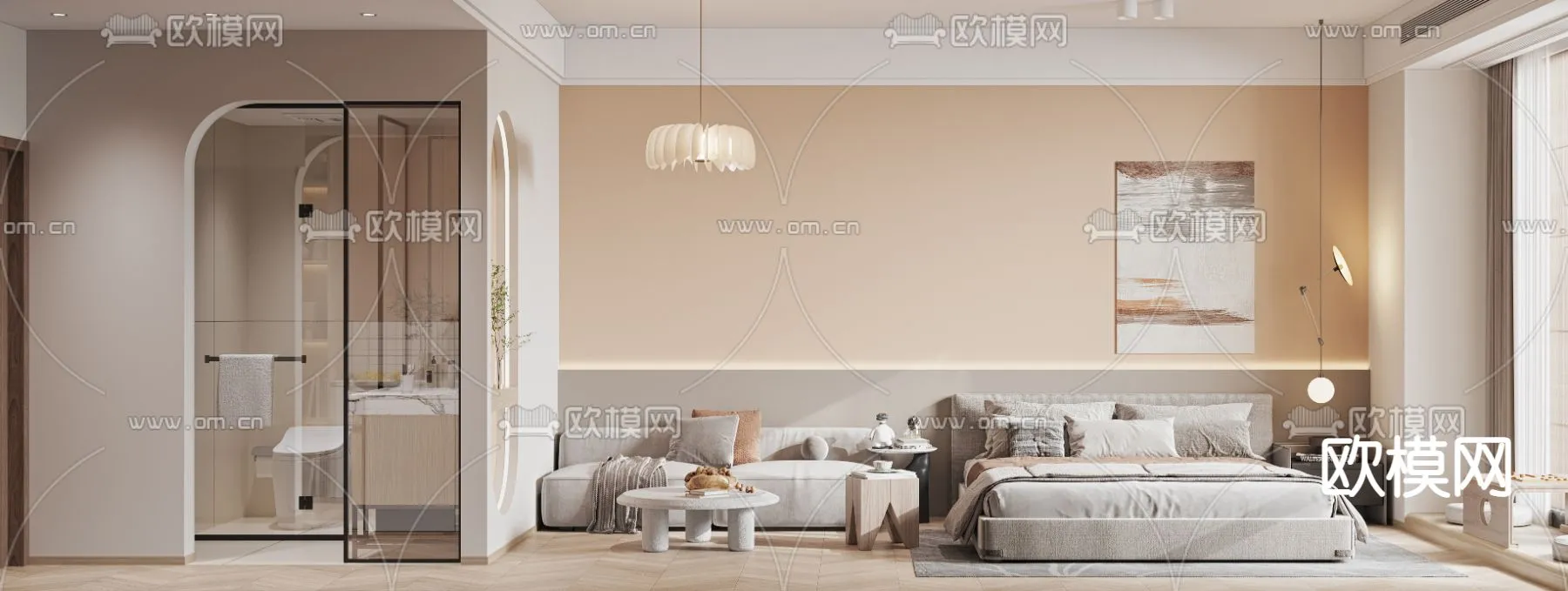 3D SCENES – APARTMENT – VRAY / CORONA – 3D MODEL – 209