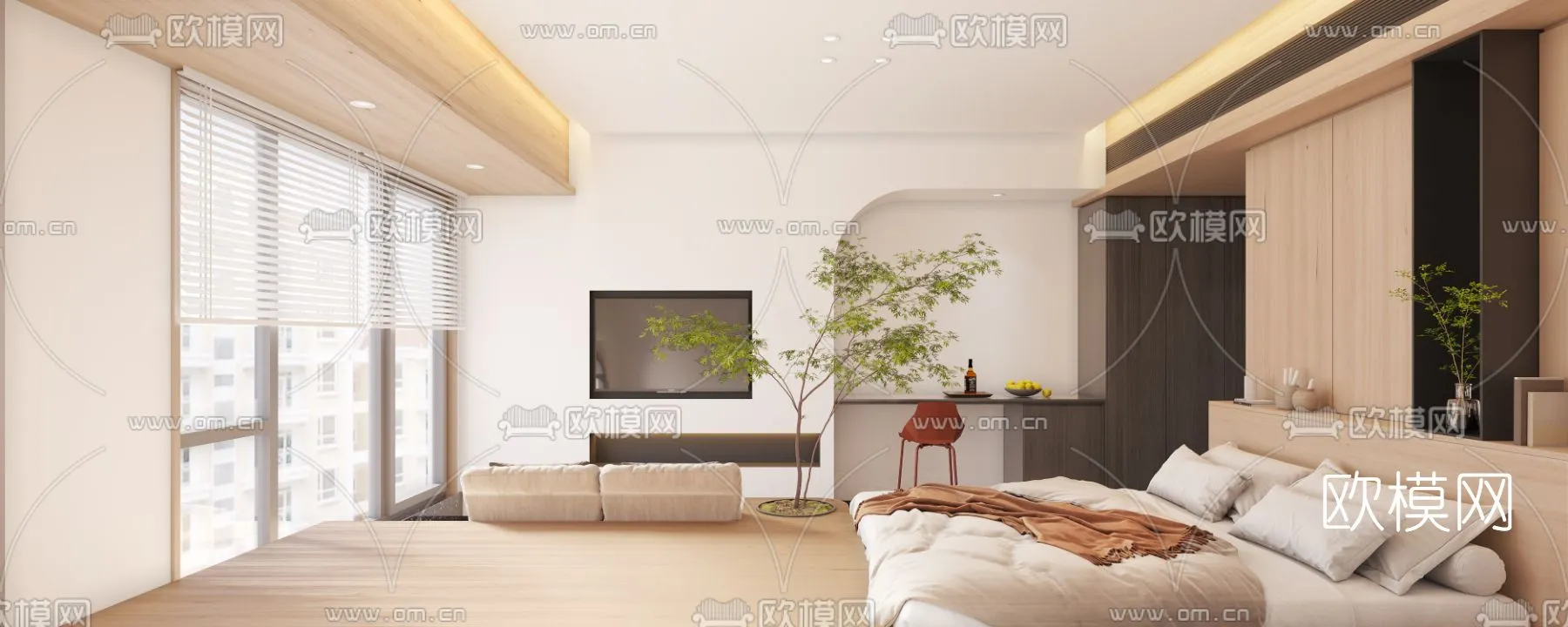 3D SCENES – APARTMENT – VRAY / CORONA – 3D MODEL – 213