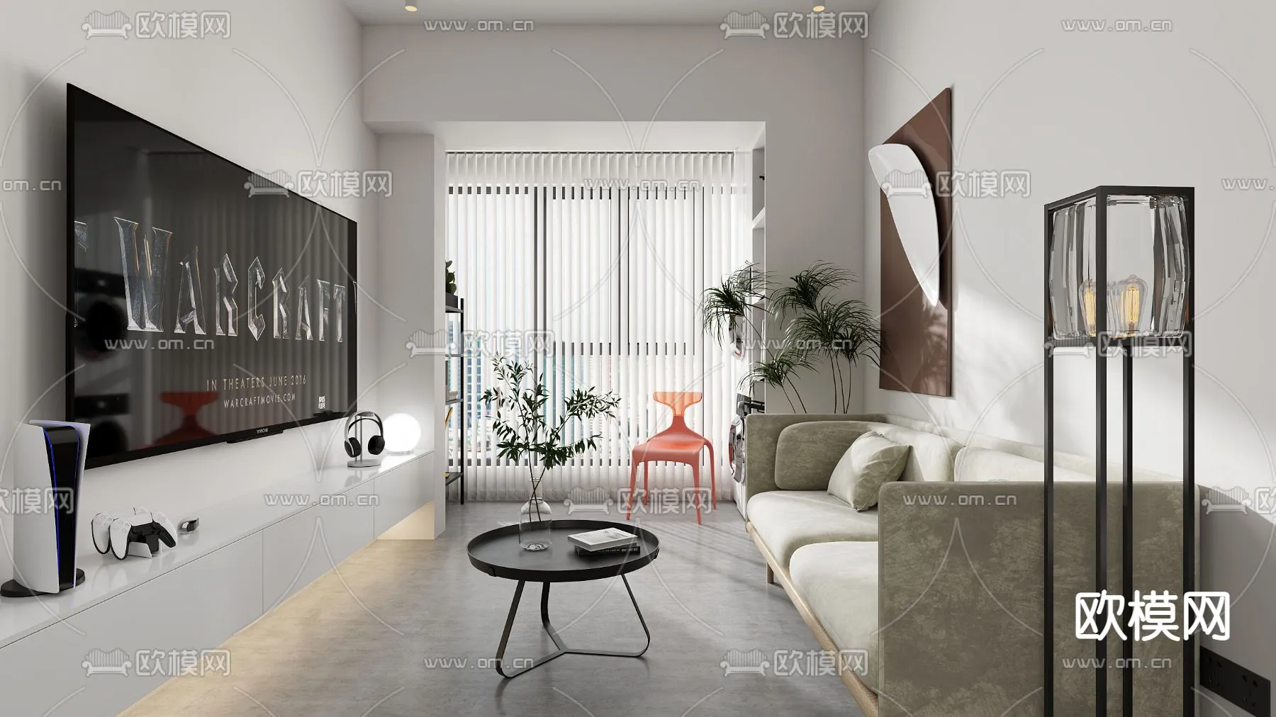 3D SCENES – APARTMENT – VRAY / CORONA – 3D MODEL – 223