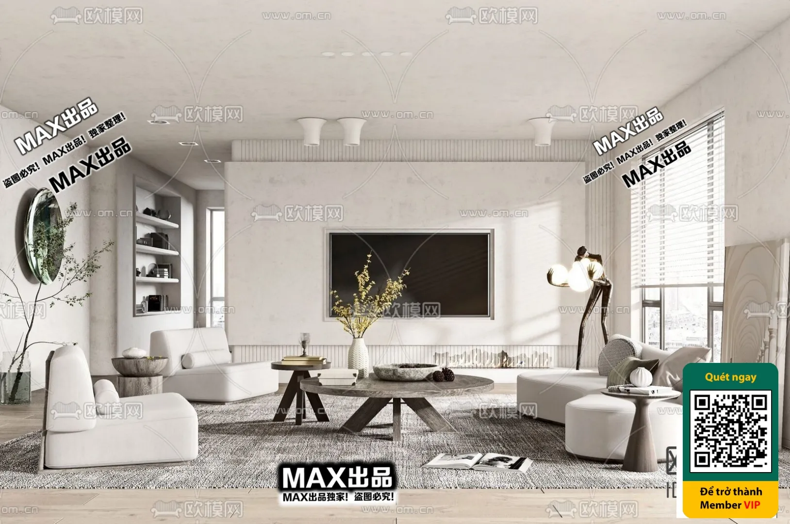 3D SCENES – WABI SABI STYLE – VRAY / CORONA – 3D MODEL – 4548