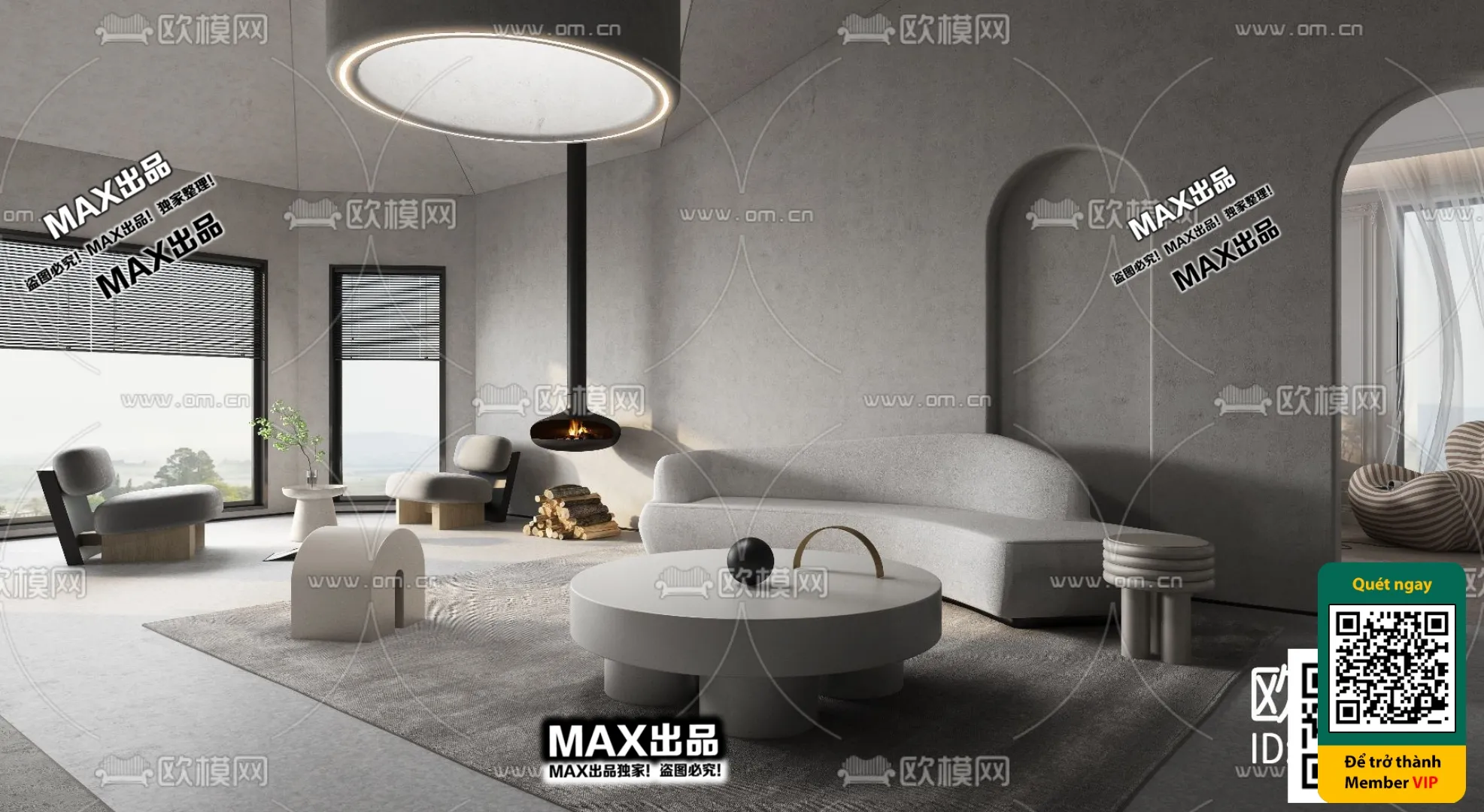 3D SCENES – WABI SABI STYLE – VRAY / CORONA – 3D MODEL – 4555