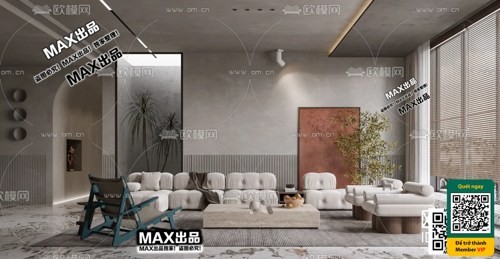 3D SCENES – WABI SABI STYLE – VRAY / CORONA – 3D MODEL – 4559