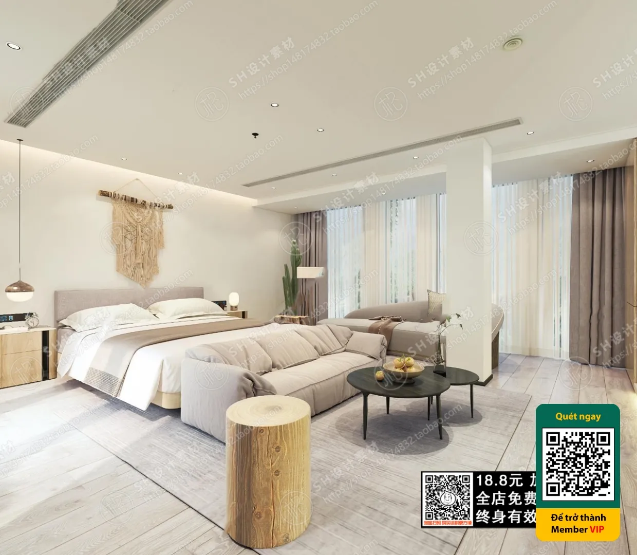 3D SCENES – WABI SABI STYLE – VRAY / CORONA – 3D MODEL – 5923