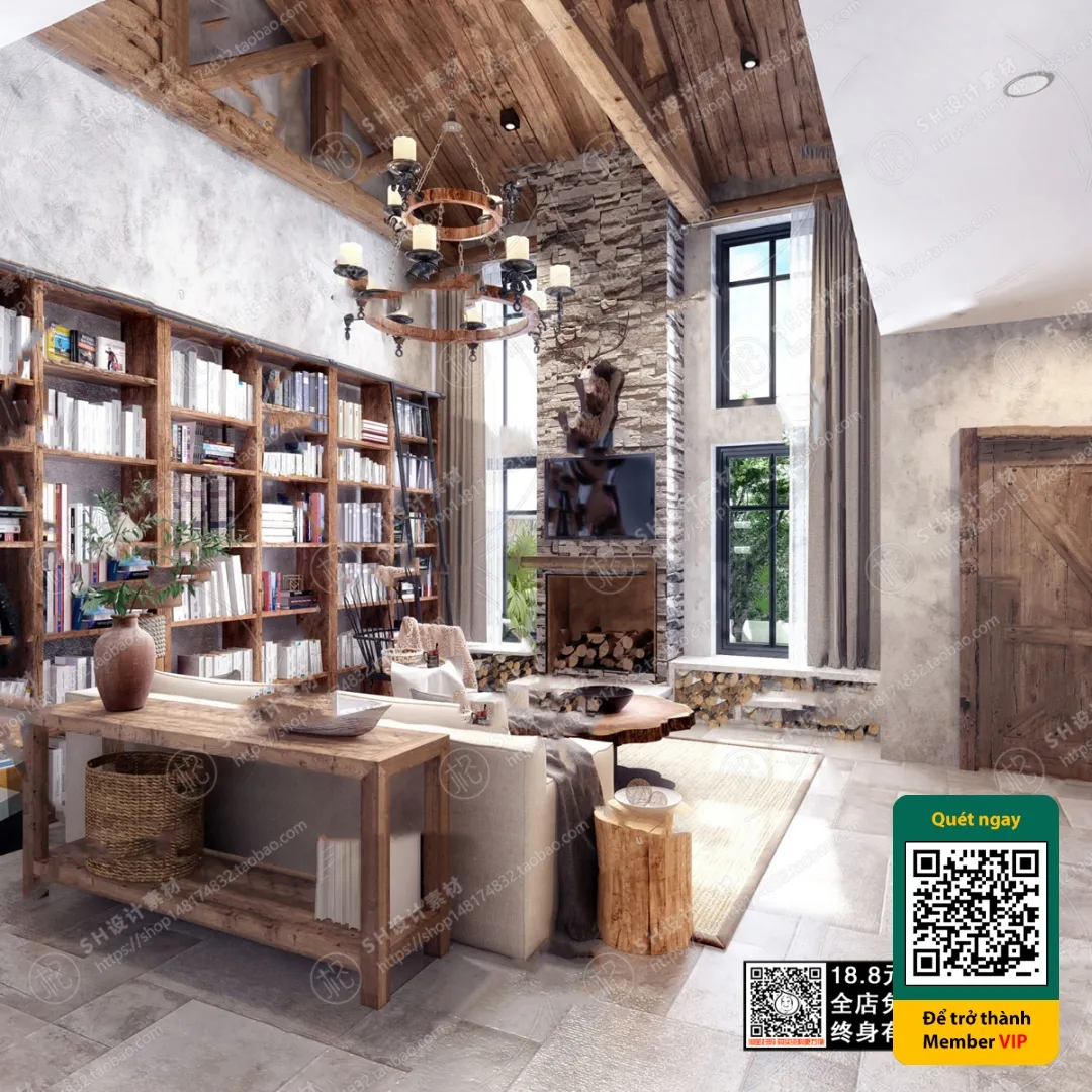 3D SCENES – WABI SABI STYLE – VRAY / CORONA – 3D MODEL – 5950