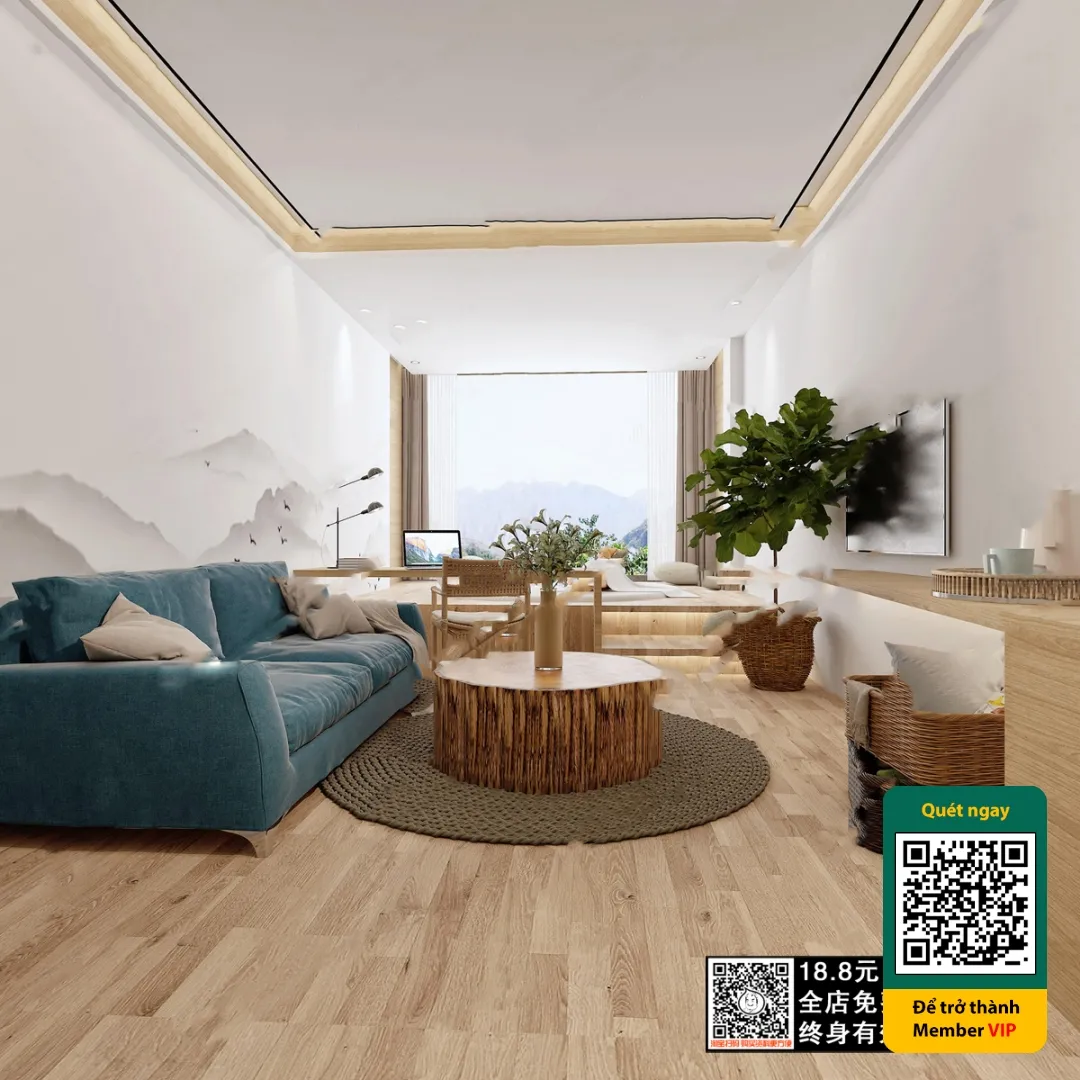 3D SCENES – WABI SABI STYLE – VRAY / CORONA – 3D MODEL – 5957