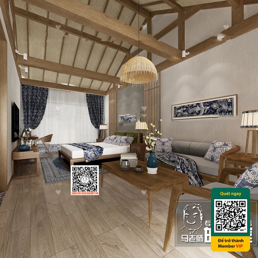 3D SCENES – WABI SABI STYLE – VRAY / CORONA – 3D MODEL – 5959