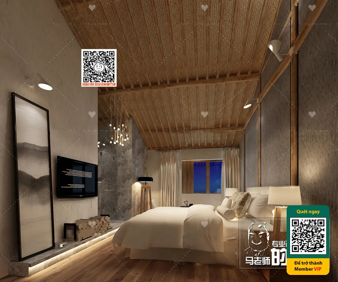 3D SCENES – WABI SABI STYLE – VRAY / CORONA – 3D MODEL – 5960