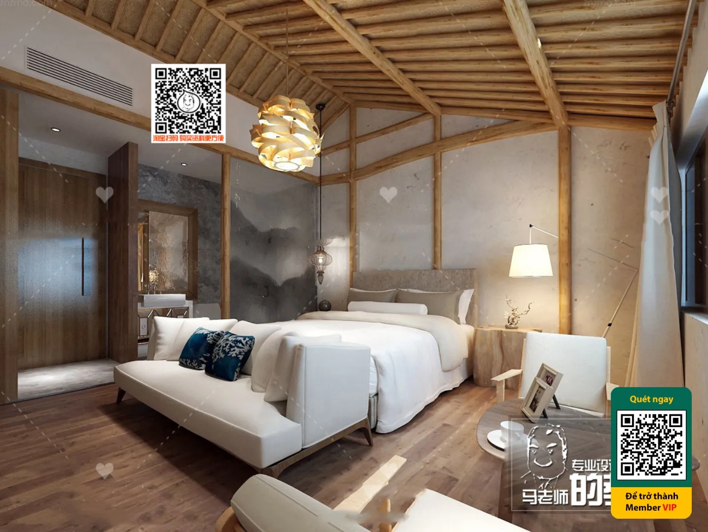 3D SCENES – WABI SABI STYLE – VRAY / CORONA – 3D MODEL – 5962