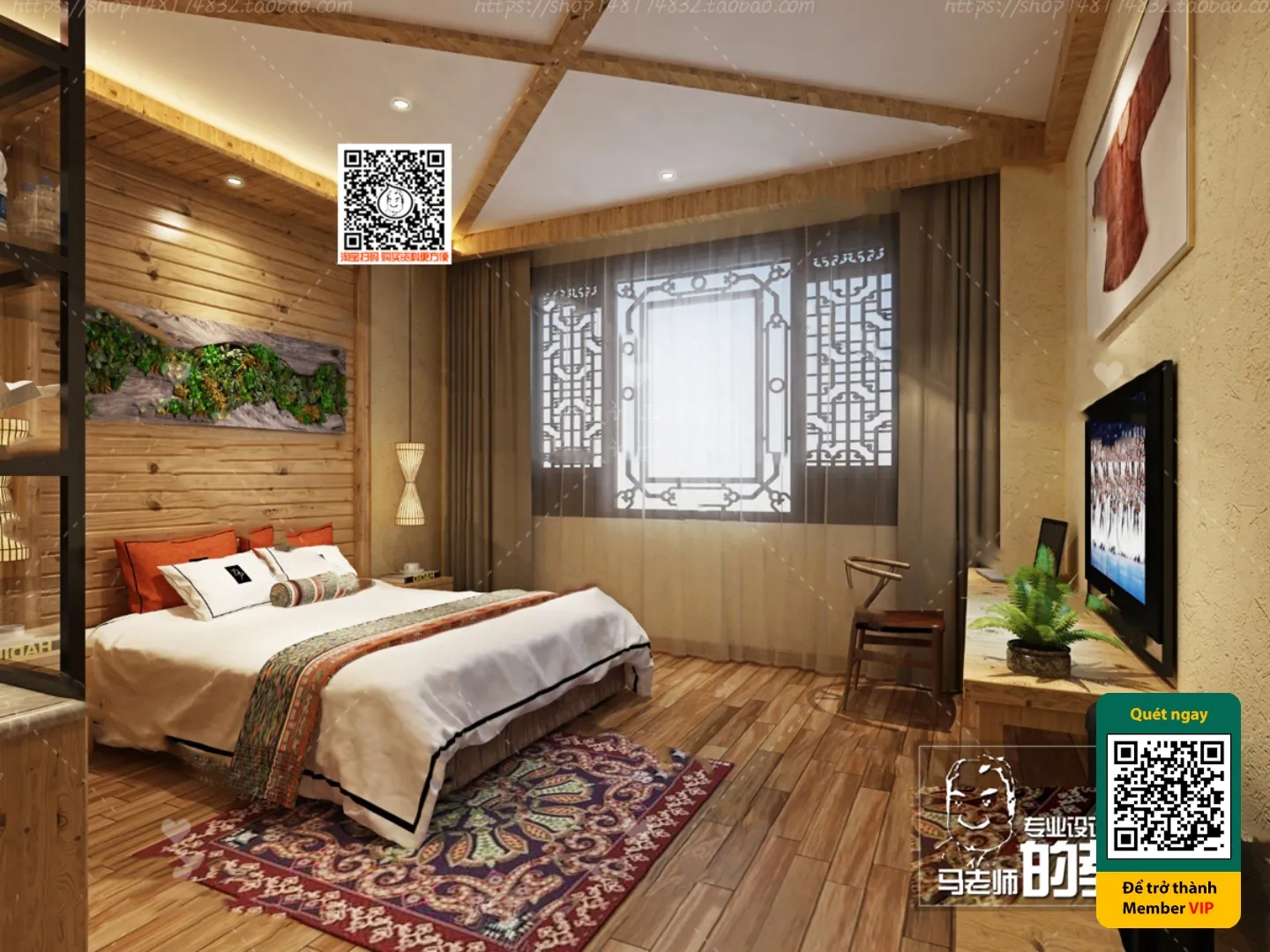 3D SCENES – WABI SABI STYLE – VRAY / CORONA – 3D MODEL – 5965