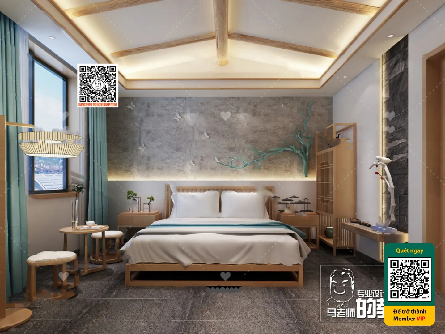 3D SCENES – WABI SABI STYLE – VRAY / CORONA – 3D MODEL – 5968