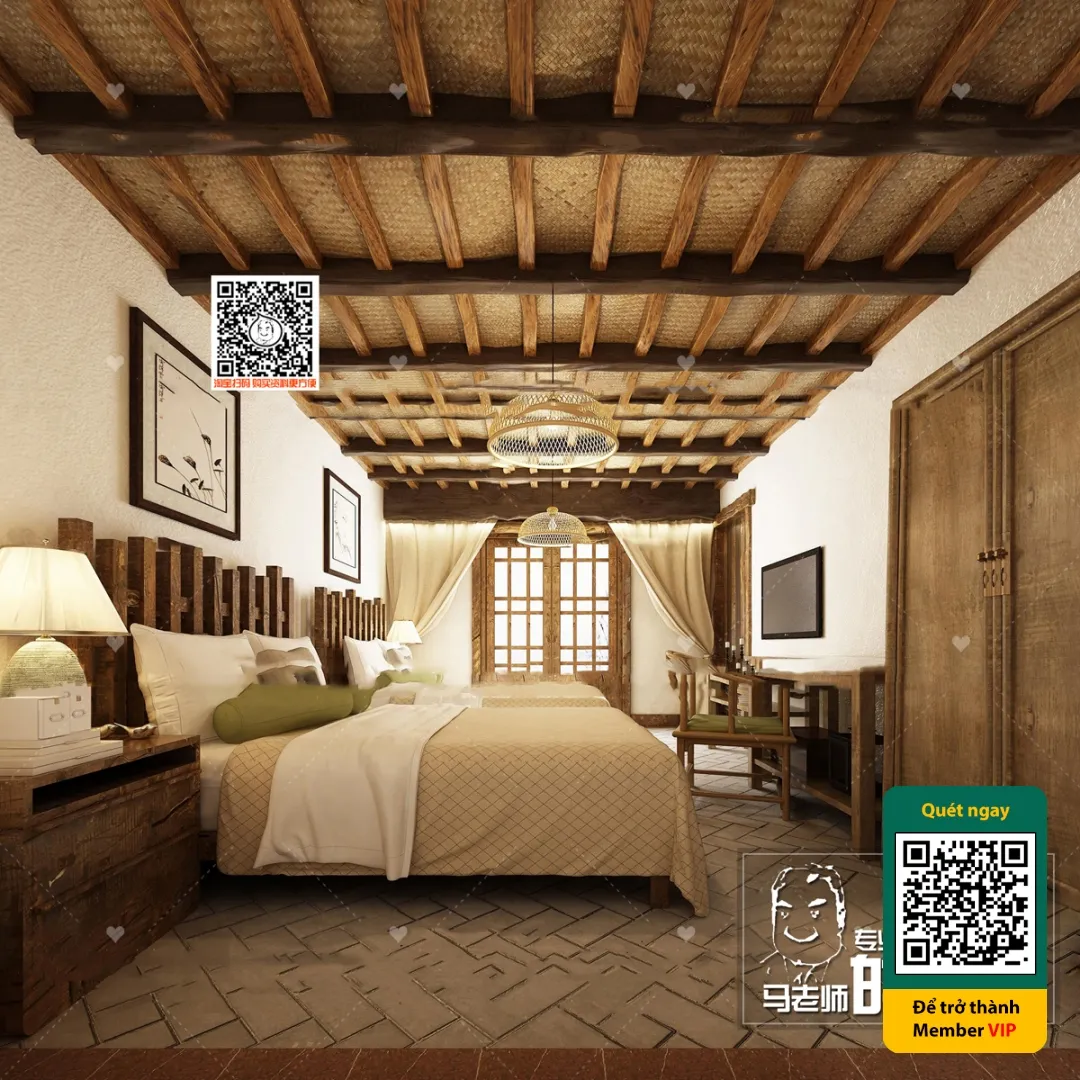 3D SCENES – WABI SABI STYLE – VRAY / CORONA – 3D MODEL – 5971