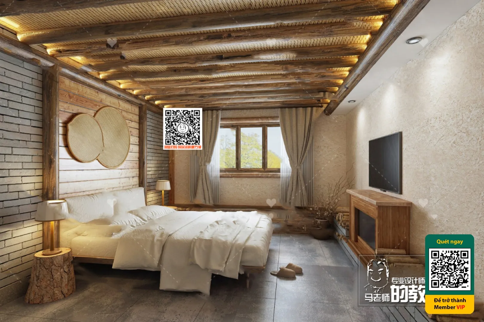 3D SCENES – WABI SABI STYLE – VRAY / CORONA – 3D MODEL – 5980