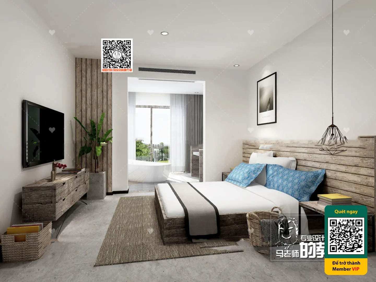 3D SCENES – WABI SABI STYLE – VRAY / CORONA – 3D MODEL – 5983