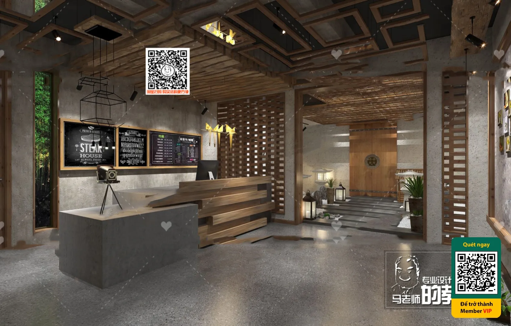 3D SCENES – WABI SABI STYLE – VRAY / CORONA – 3D MODEL – 5985