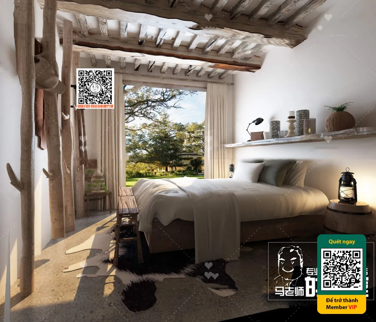 3D SCENES – WABI SABI STYLE – VRAY / CORONA – 3D MODEL – 5990