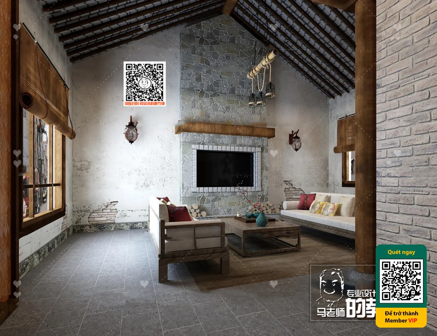 3D SCENES – WABI SABI STYLE – VRAY / CORONA – 3D MODEL – 5999