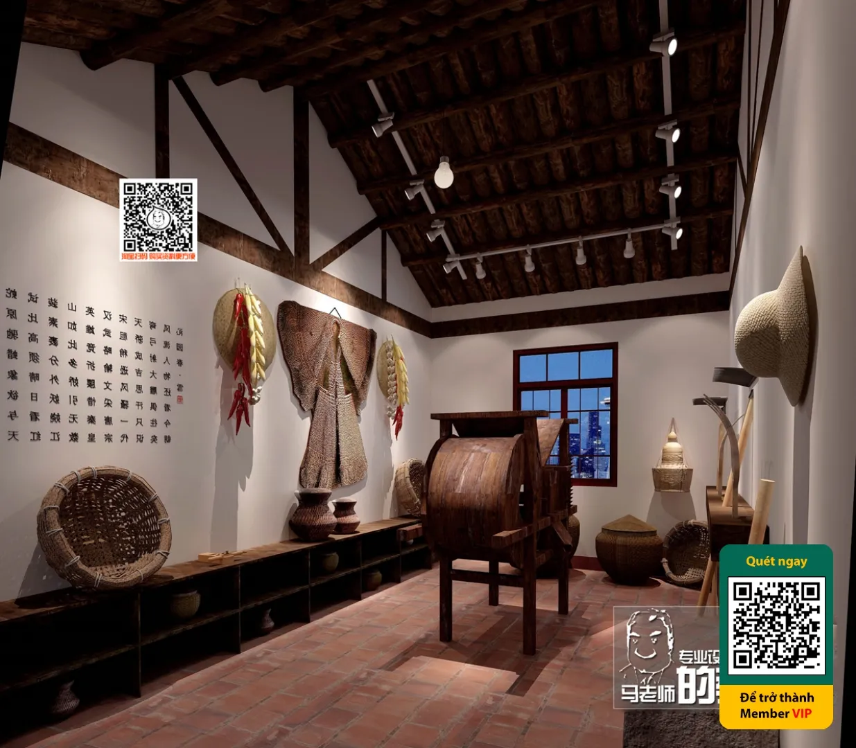 3D SCENES – WABI SABI STYLE – VRAY / CORONA – 3D MODEL – 6009