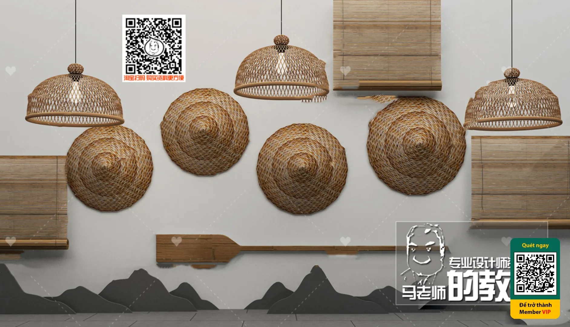 3D SCENES – WABI SABI STYLE – VRAY / CORONA – 3D MODEL – 6015