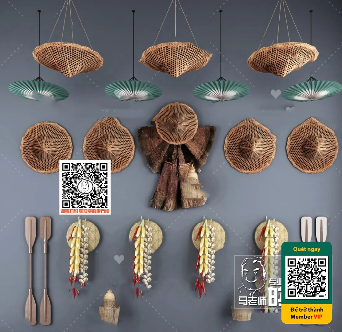 3D SCENES – WABI SABI STYLE – VRAY / CORONA – 3D MODEL – 6019