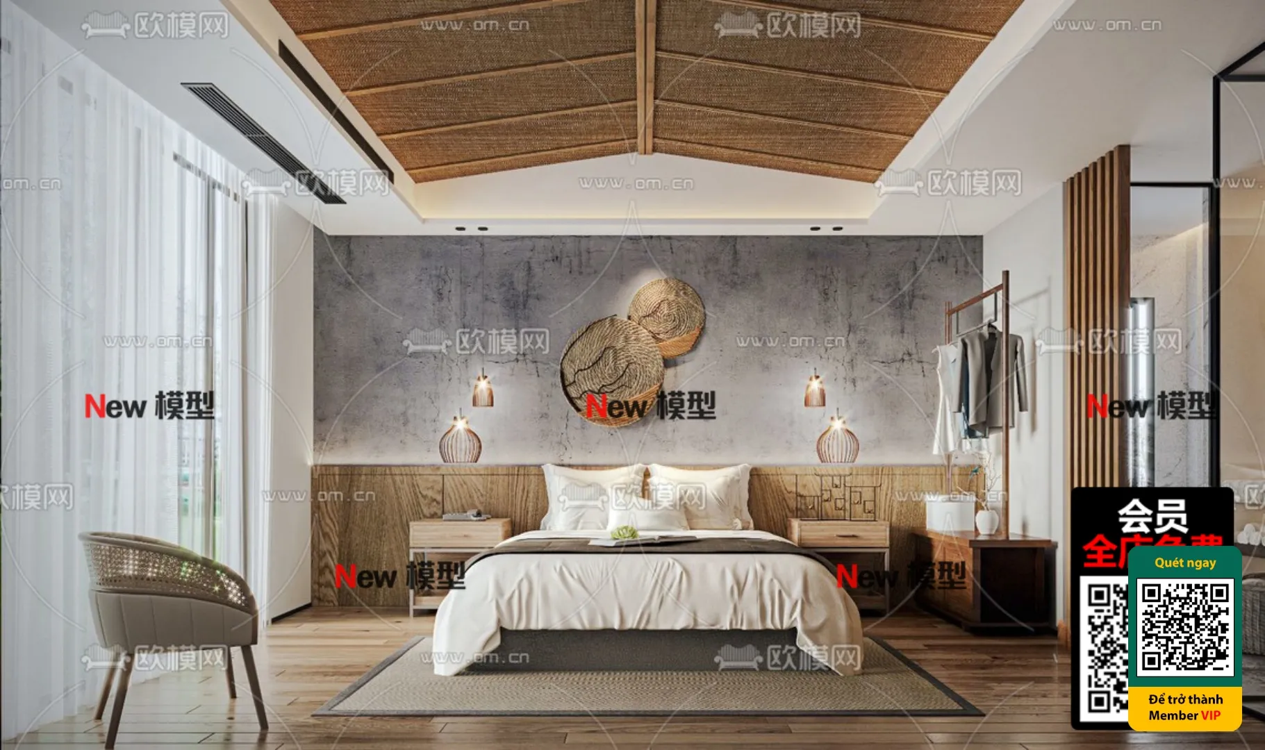 3D SCENES – WABI SABI STYLE – VRAY / CORONA – 3D MODEL – 6028