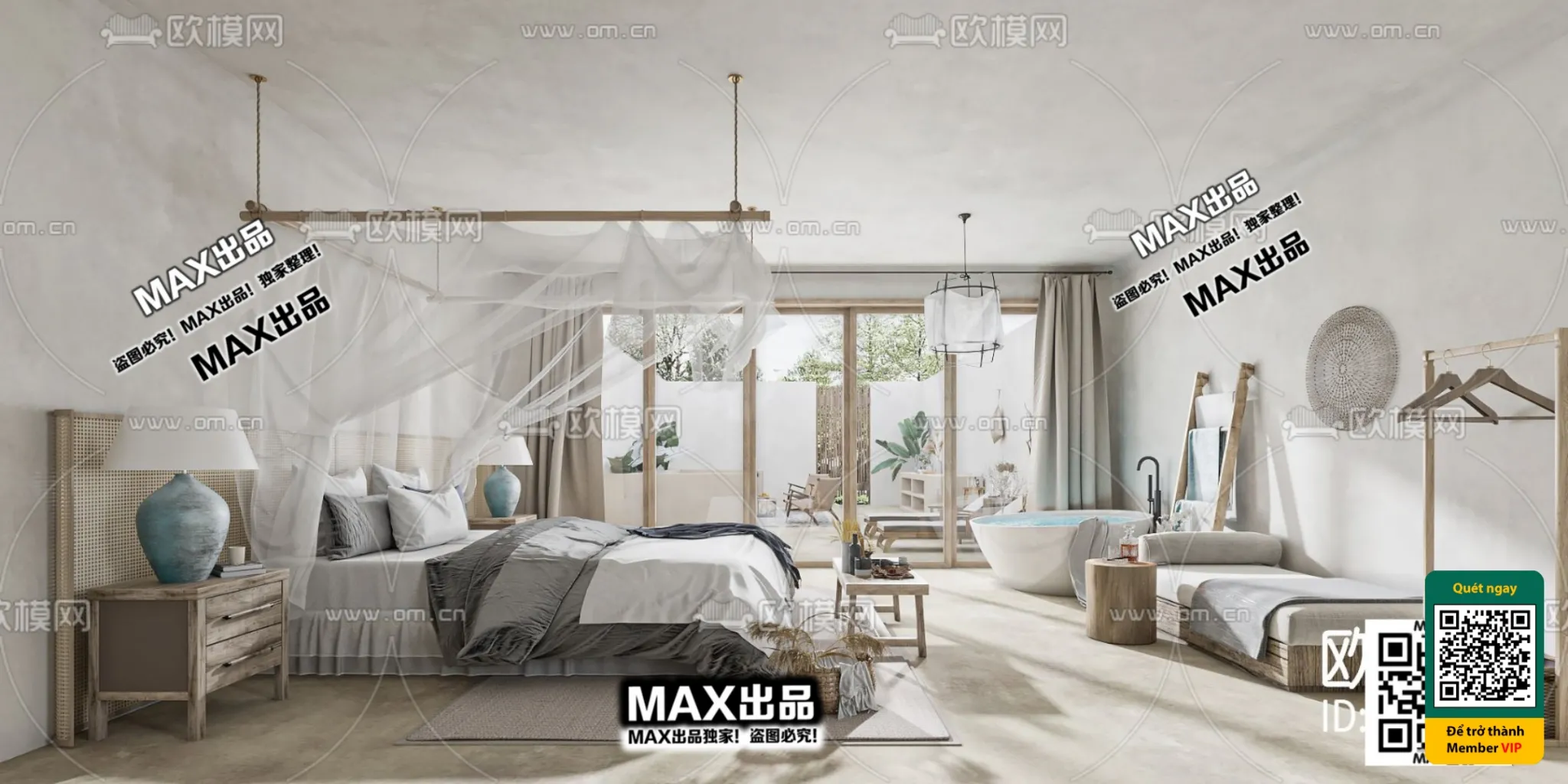 3D SCENES – WABI SABI STYLE – VRAY / CORONA – 3D MODEL – 6053