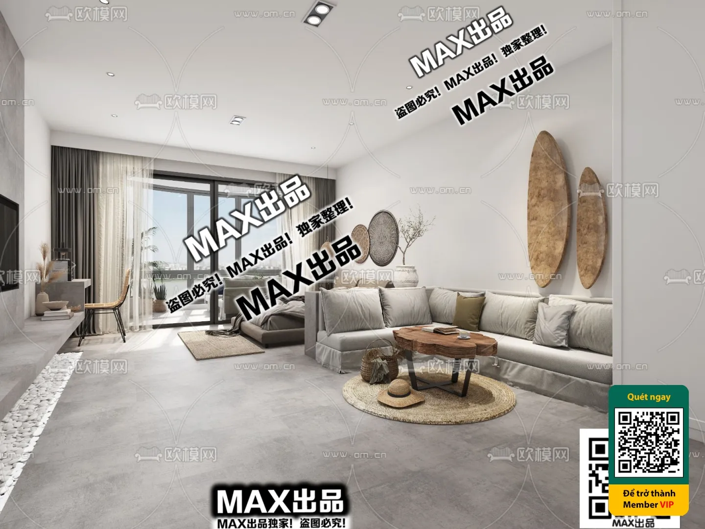 3D SCENES – WABI SABI STYLE – VRAY / CORONA – 3D MODEL – 6060