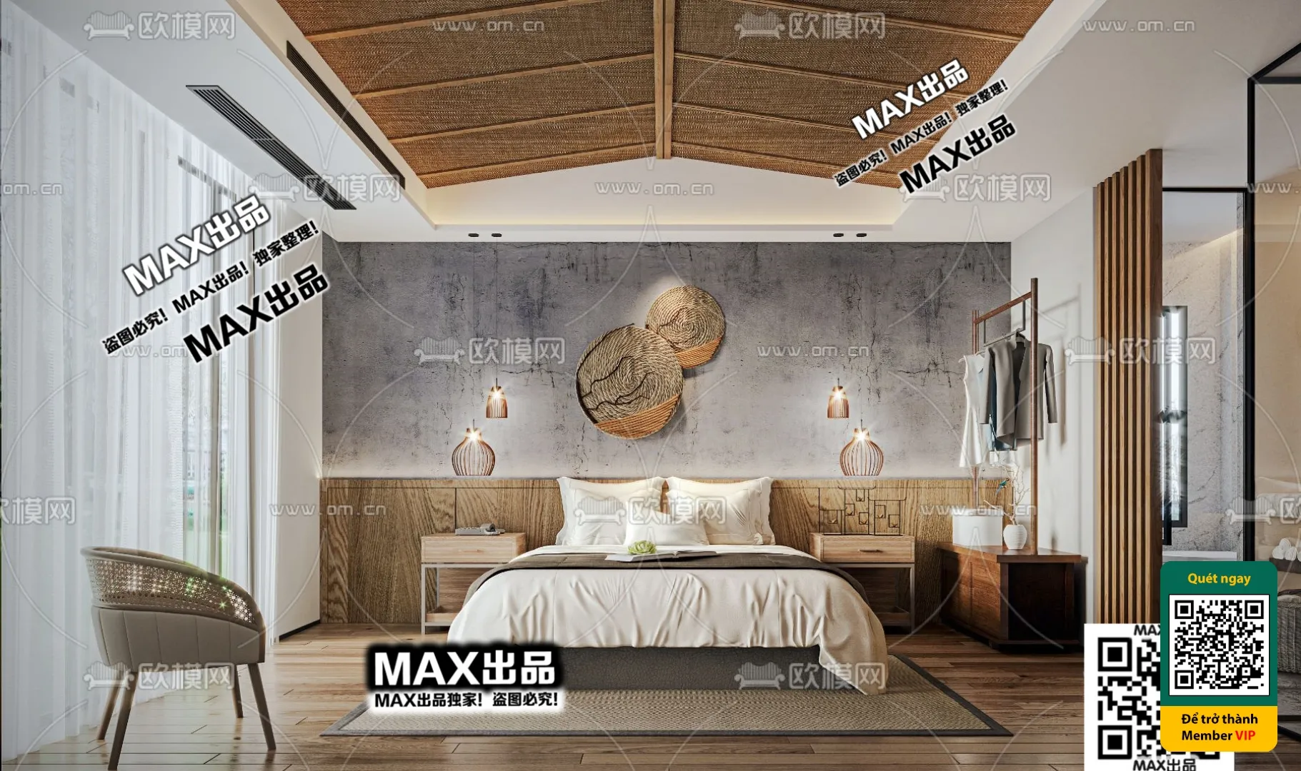 3D SCENES – WABI SABI STYLE – VRAY / CORONA – 3D MODEL – 6061