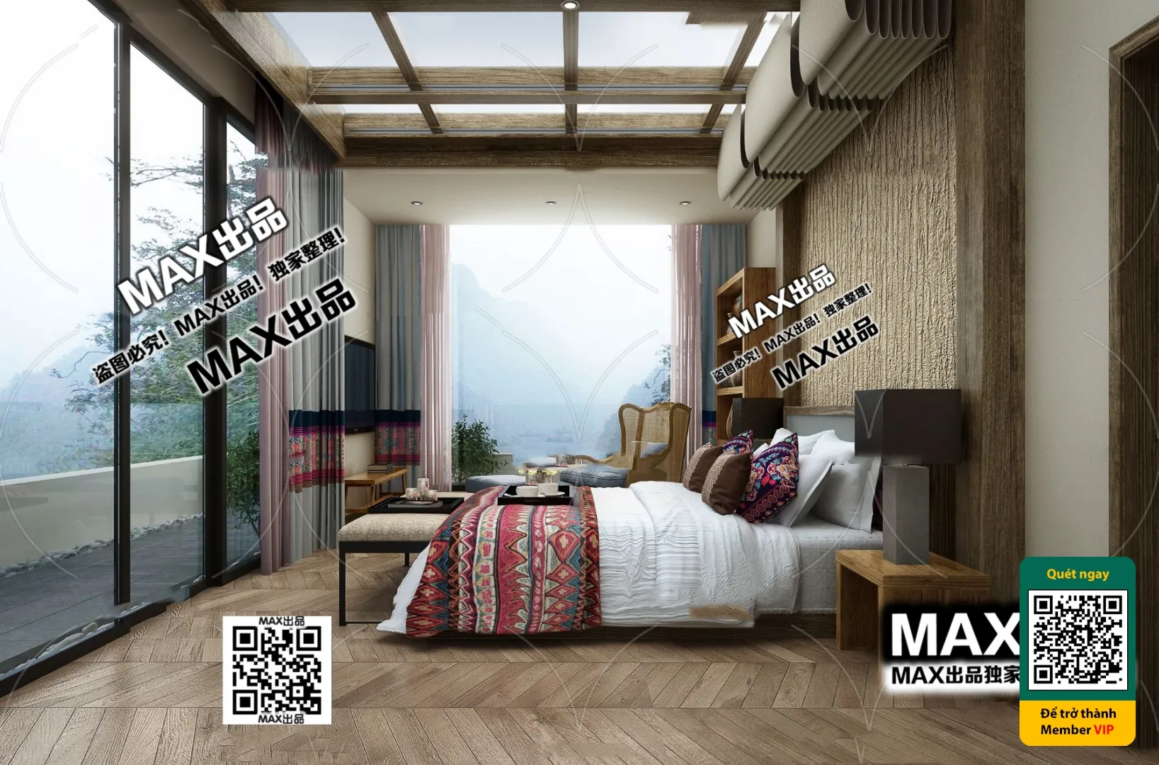 3D SCENES – WABI SABI STYLE – VRAY / CORONA – 3D MODEL – 6068