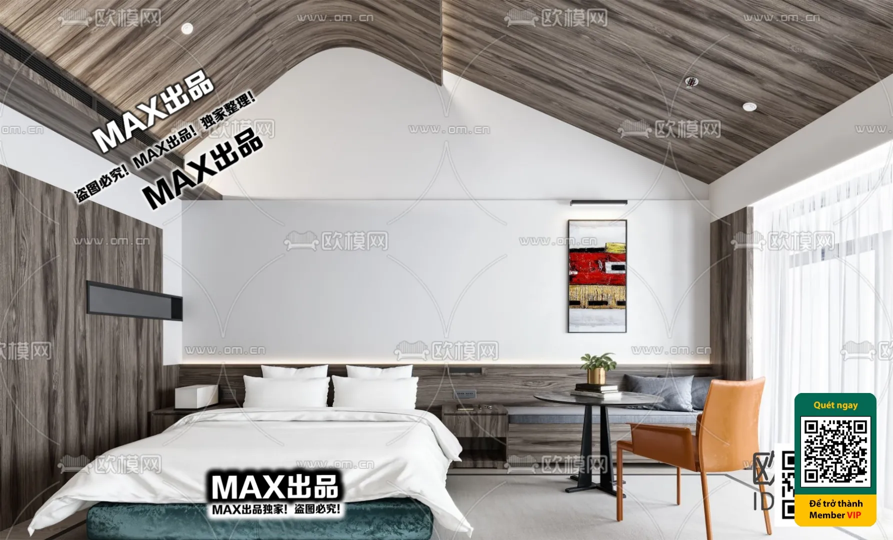 3D SCENES – WABI SABI STYLE – VRAY / CORONA – 3D MODEL – 6069