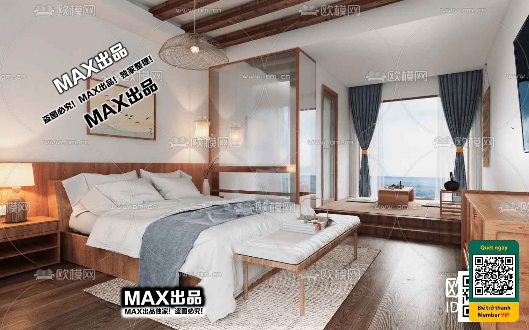 3D SCENES – WABI SABI STYLE – VRAY / CORONA – 3D MODEL – 6074