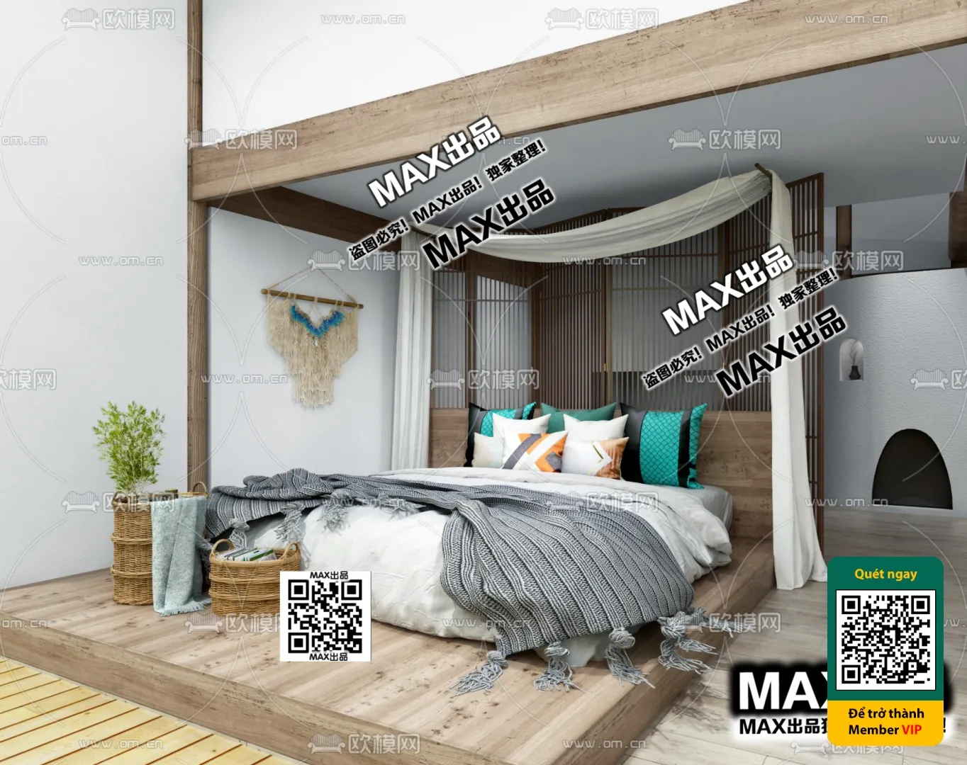 3D SCENES – WABI SABI STYLE – VRAY / CORONA – 3D MODEL – 6082