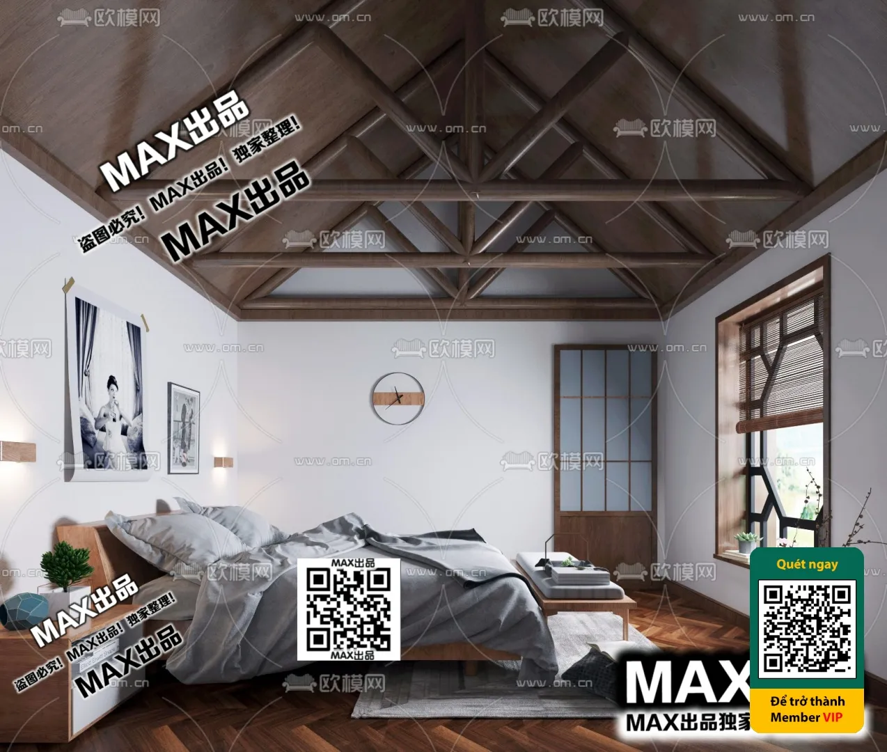 3D SCENES – WABI SABI STYLE – VRAY / CORONA – 3D MODEL – 6088