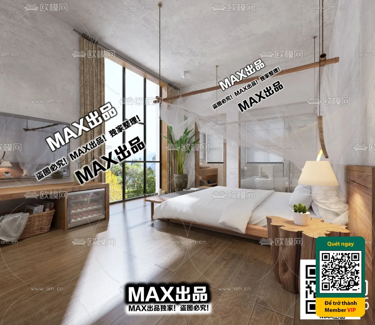 3D SCENES – WABI SABI STYLE – VRAY / CORONA – 3D MODEL – 6092