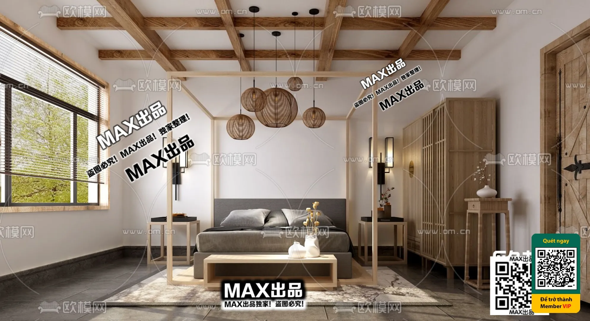 3D SCENES – WABI SABI STYLE – VRAY / CORONA – 3D MODEL – 6099