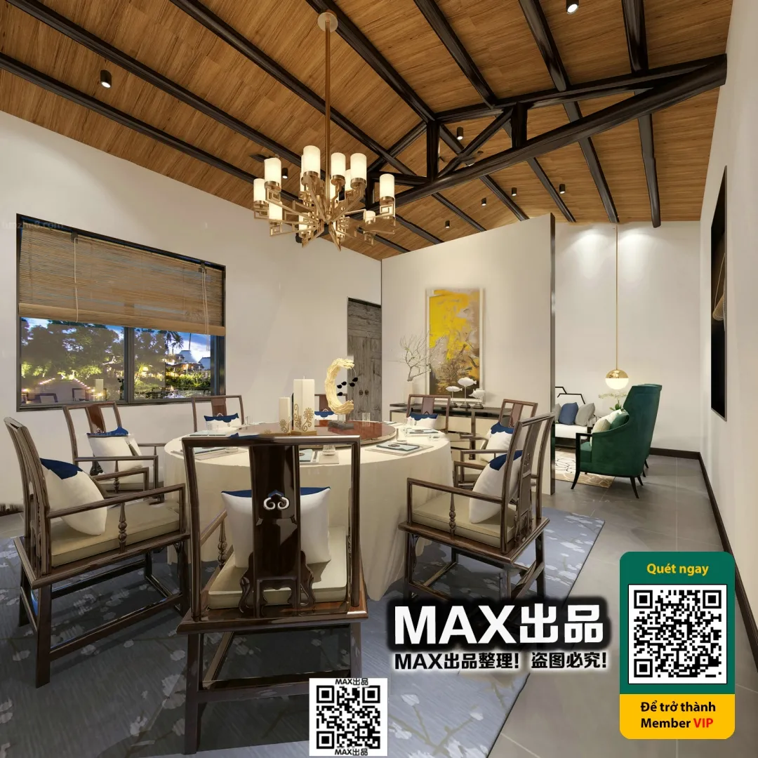 3D SCENES – WABI SABI STYLE – VRAY / CORONA – 3D MODEL – 6110