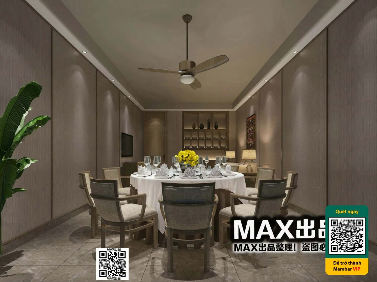 3D SCENES – WABI SABI STYLE – VRAY / CORONA – 3D MODEL – 6112