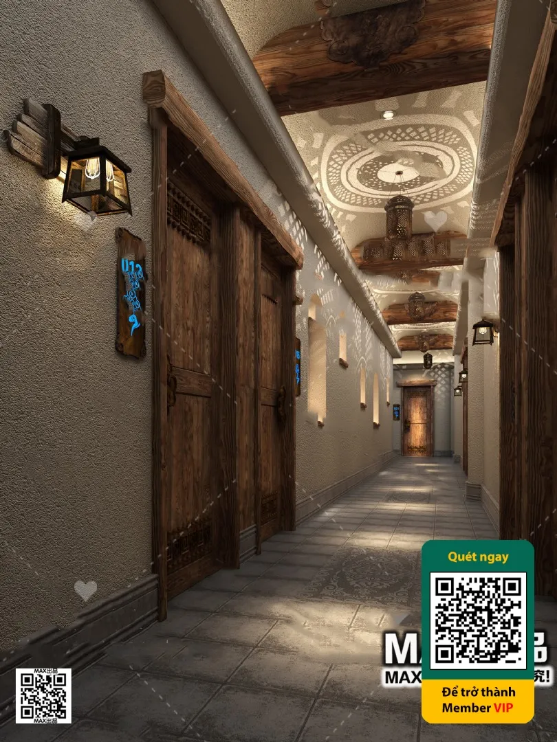 3D SCENES – WABI SABI STYLE – VRAY / CORONA – 3D MODEL – 6115