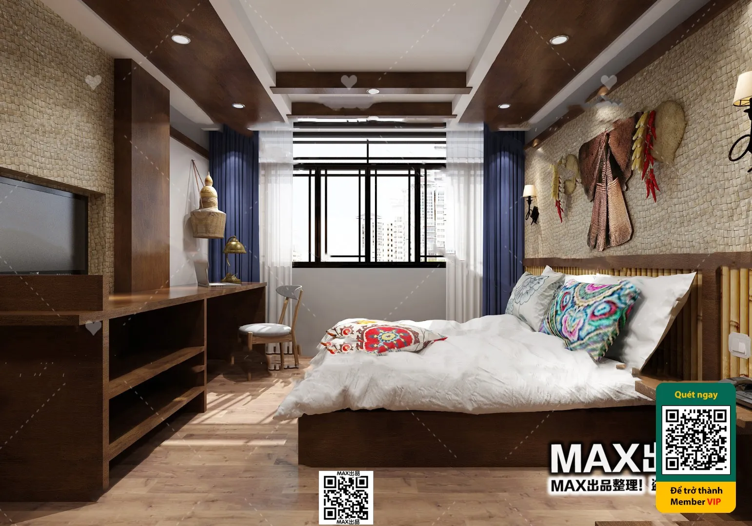 3D SCENES – WABI SABI STYLE – VRAY / CORONA – 3D MODEL – 6133