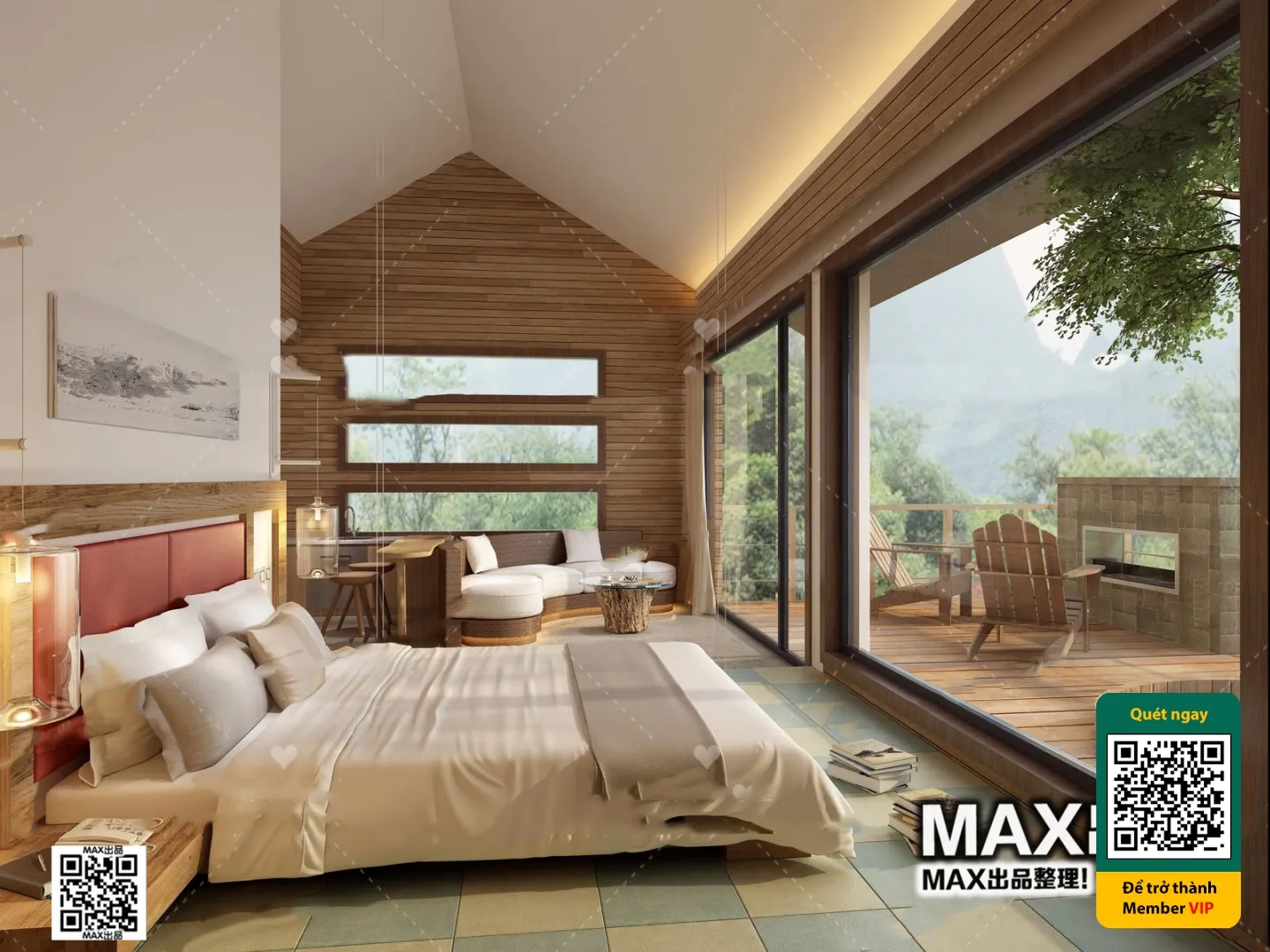 3D SCENES – WABI SABI STYLE – VRAY / CORONA – 3D MODEL – 6147