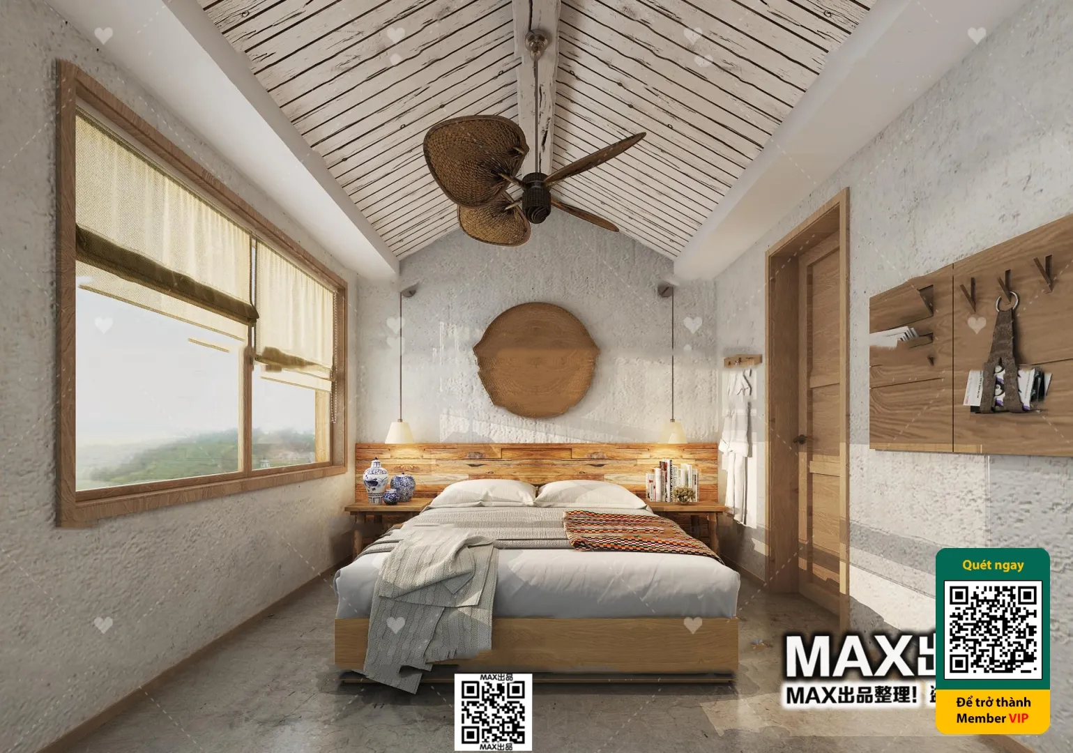 3D SCENES – WABI SABI STYLE – VRAY / CORONA – 3D MODEL – 6150