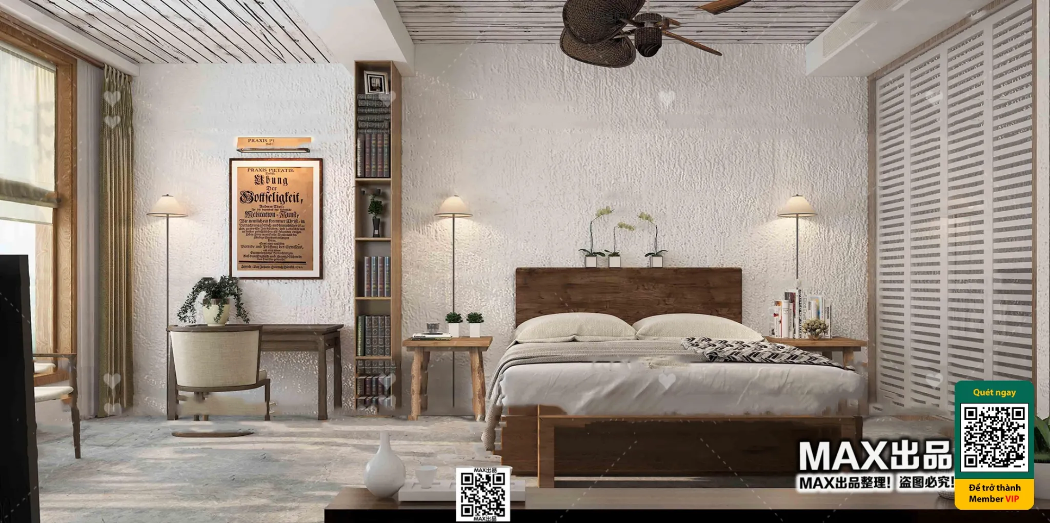 3D SCENES – WABI SABI STYLE – VRAY / CORONA – 3D MODEL – 6152