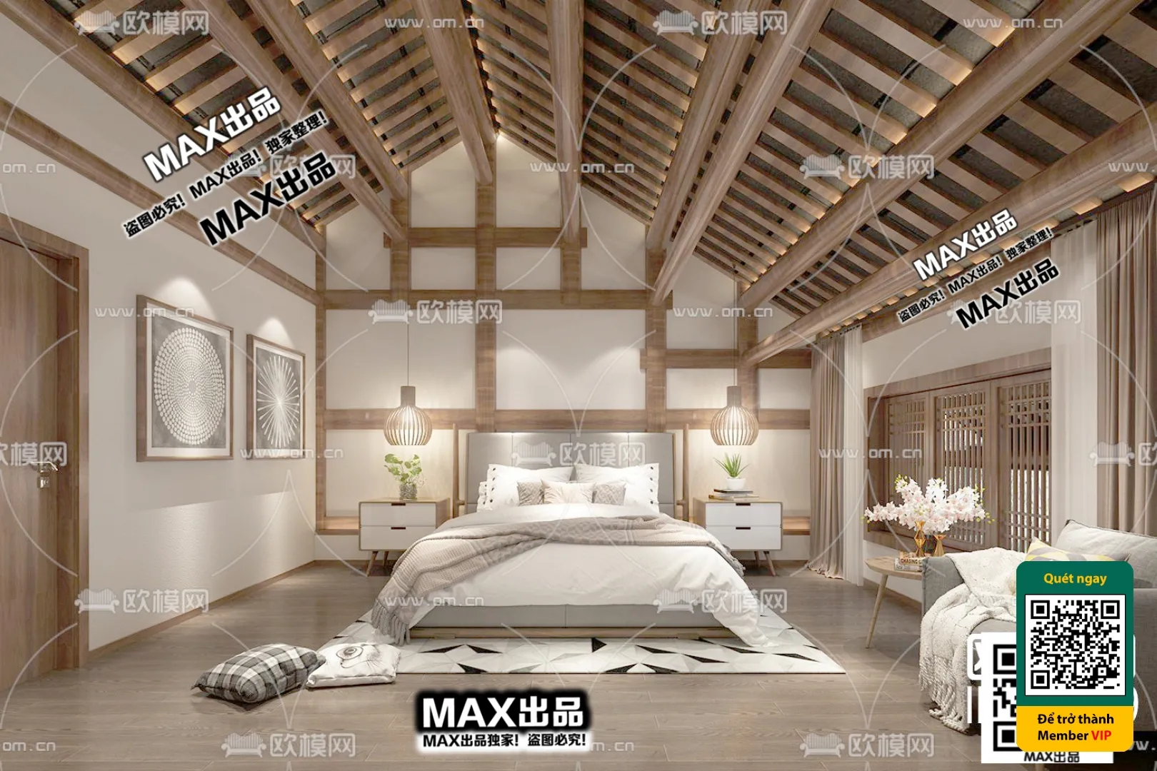 3D SCENES – WABI SABI STYLE – VRAY / CORONA – 3D MODEL – 6162