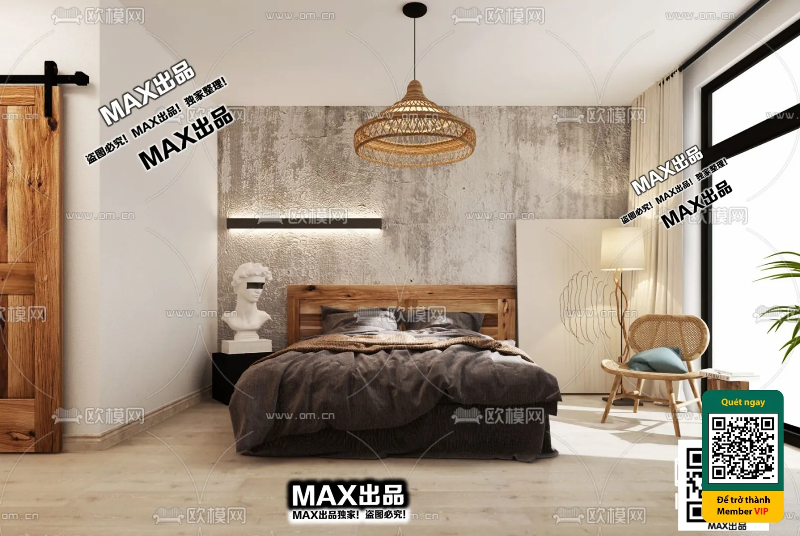 3D SCENES – WABI SABI STYLE – VRAY / CORONA – 3D MODEL – 6167