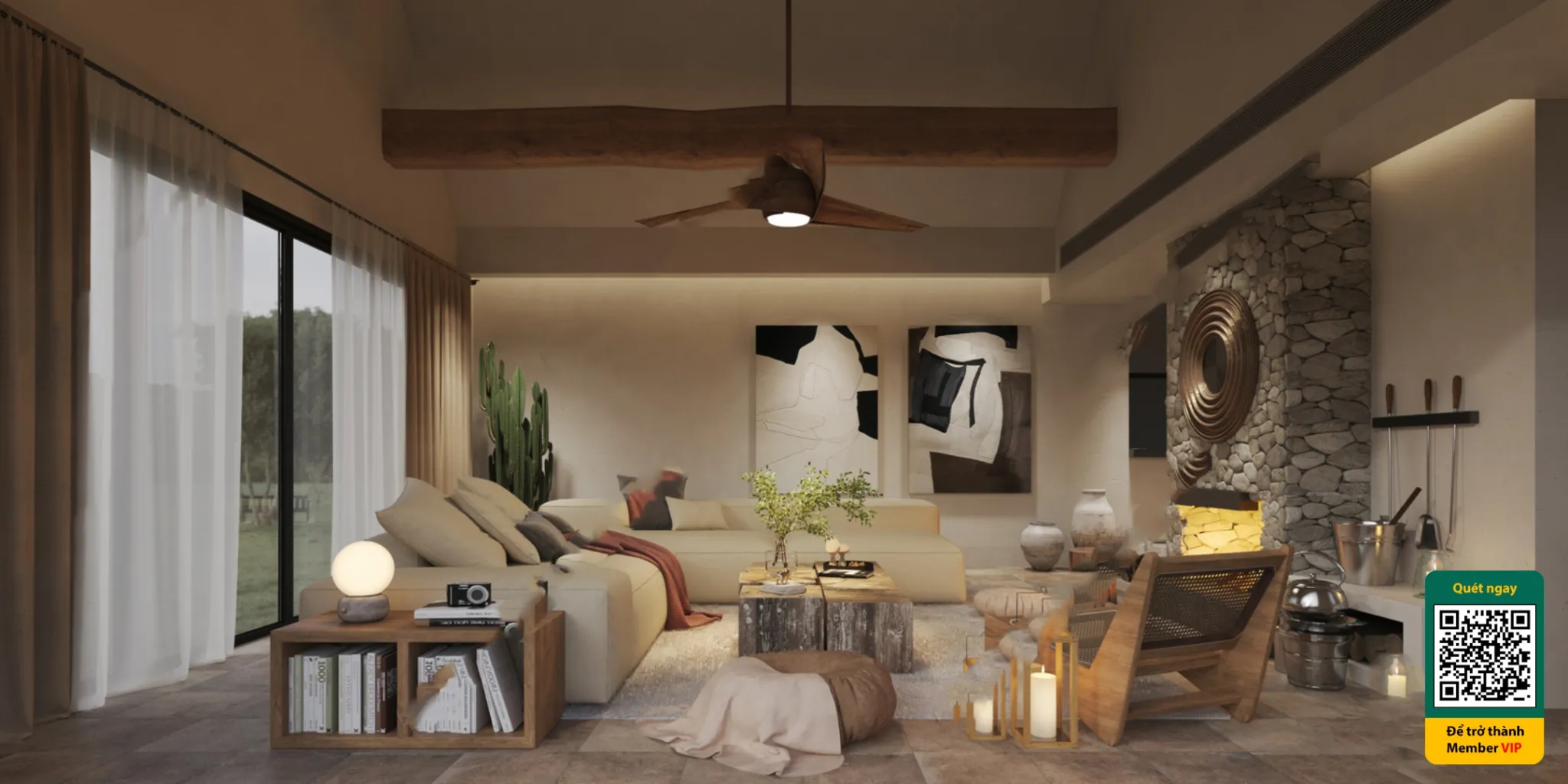 3D SCENES – WABI SABI STYLE – VRAY / CORONA – 3D MODEL – 6174