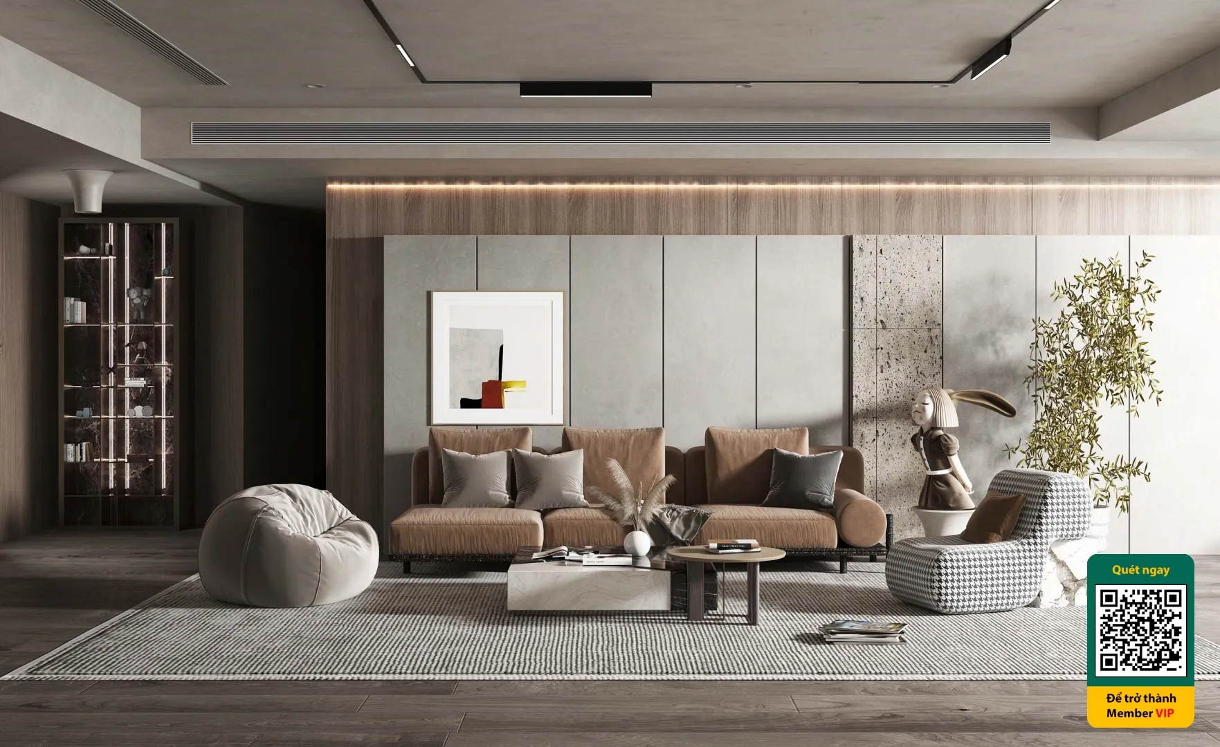 3D SCENES – WABI SABI STYLE – VRAY / CORONA – 3D MODEL – 6196