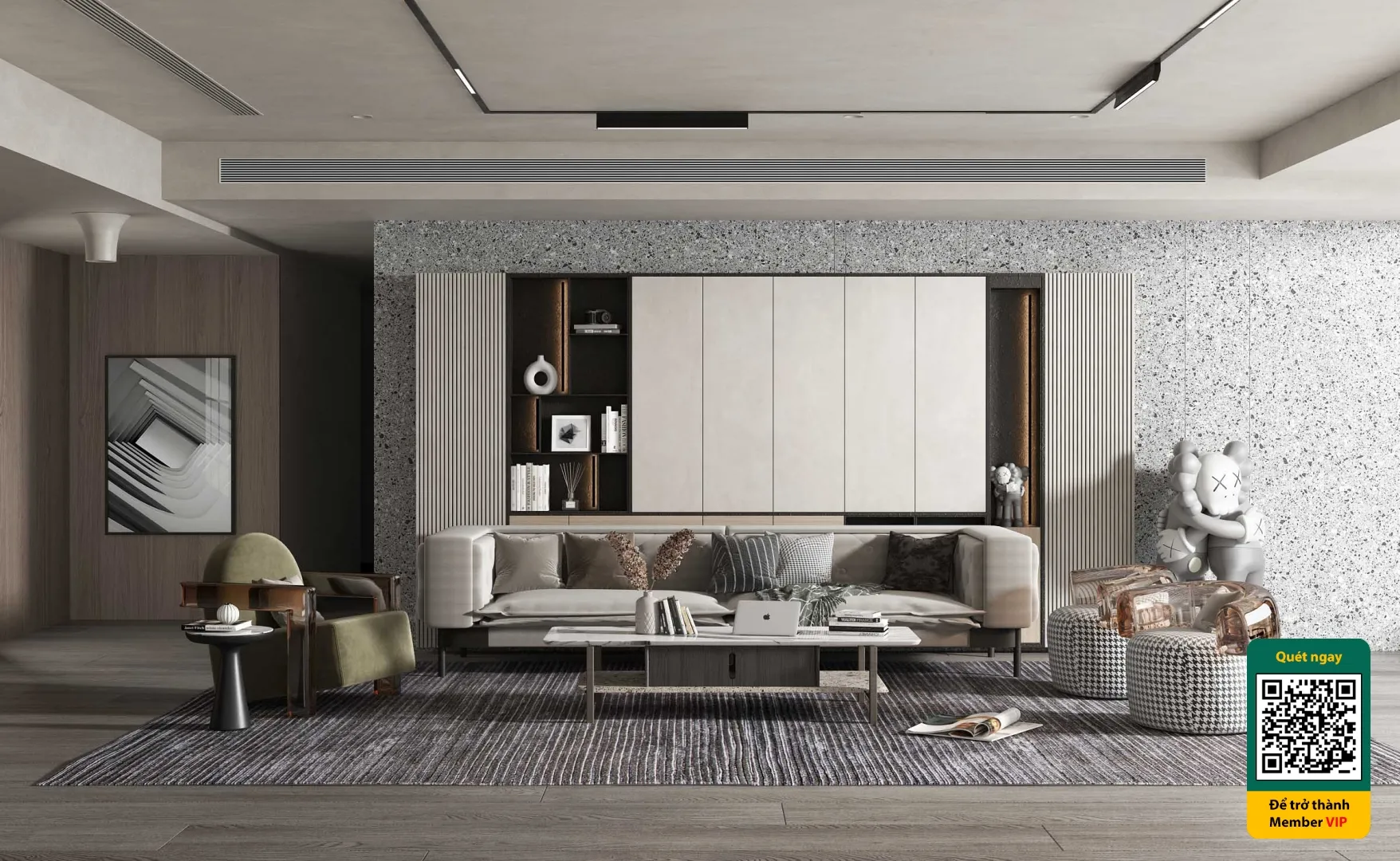 3D SCENES – WABI SABI STYLE – VRAY / CORONA – 3D MODEL – 6197